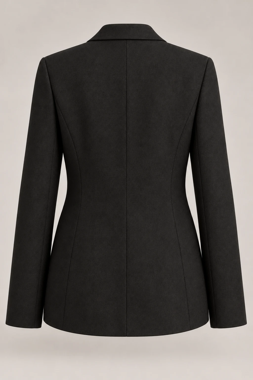 Single-Breasted Blazer in Ink black — Back