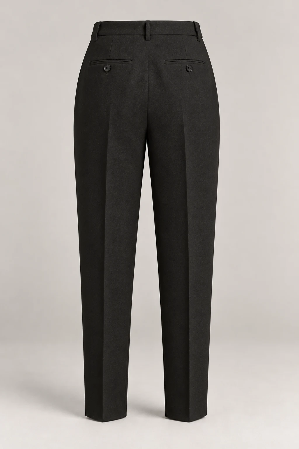 Tapered City Trouser in Ink black — Back
