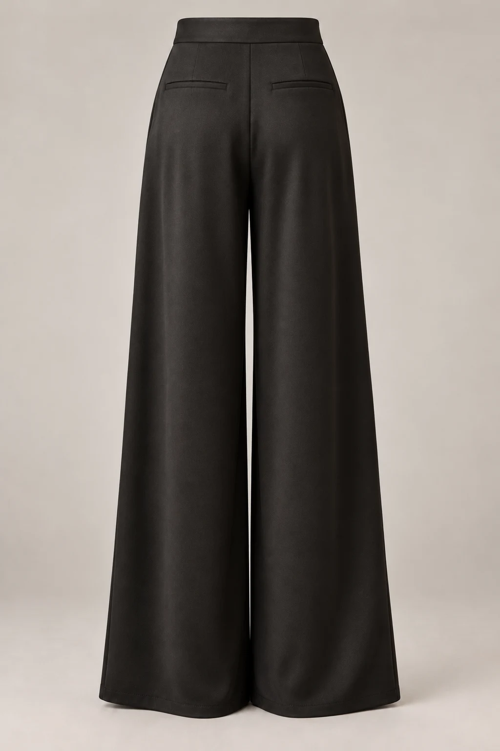 Fluid Evening Trouser in Ink black — Back