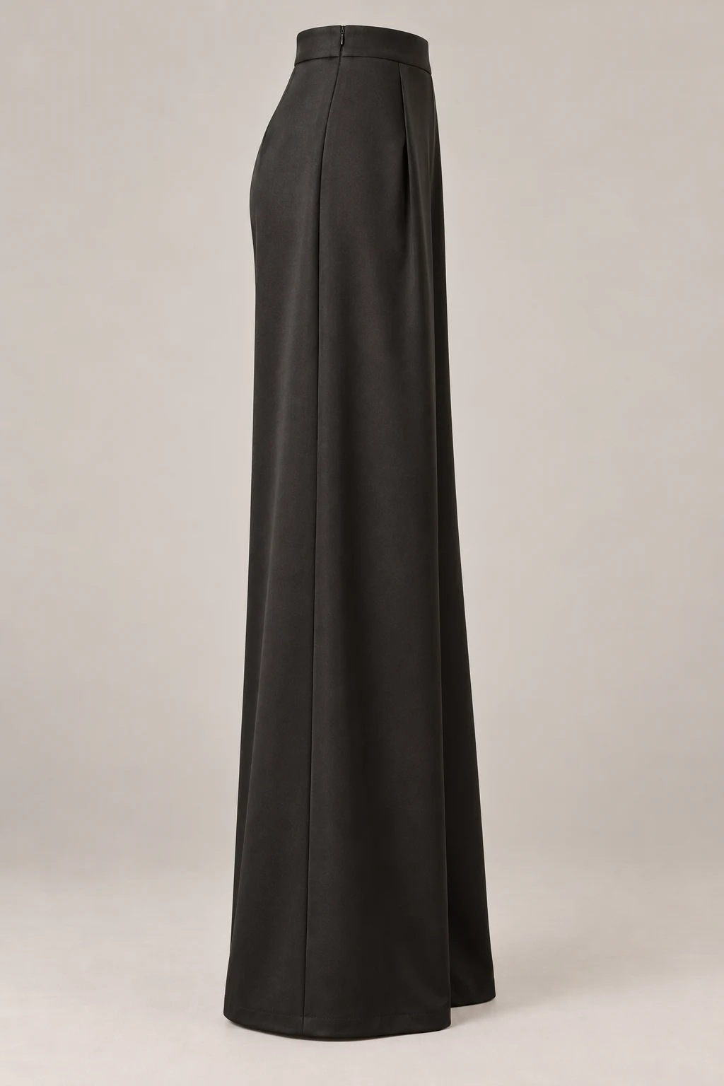 Fluid Evening Trouser in Ink black — Right side