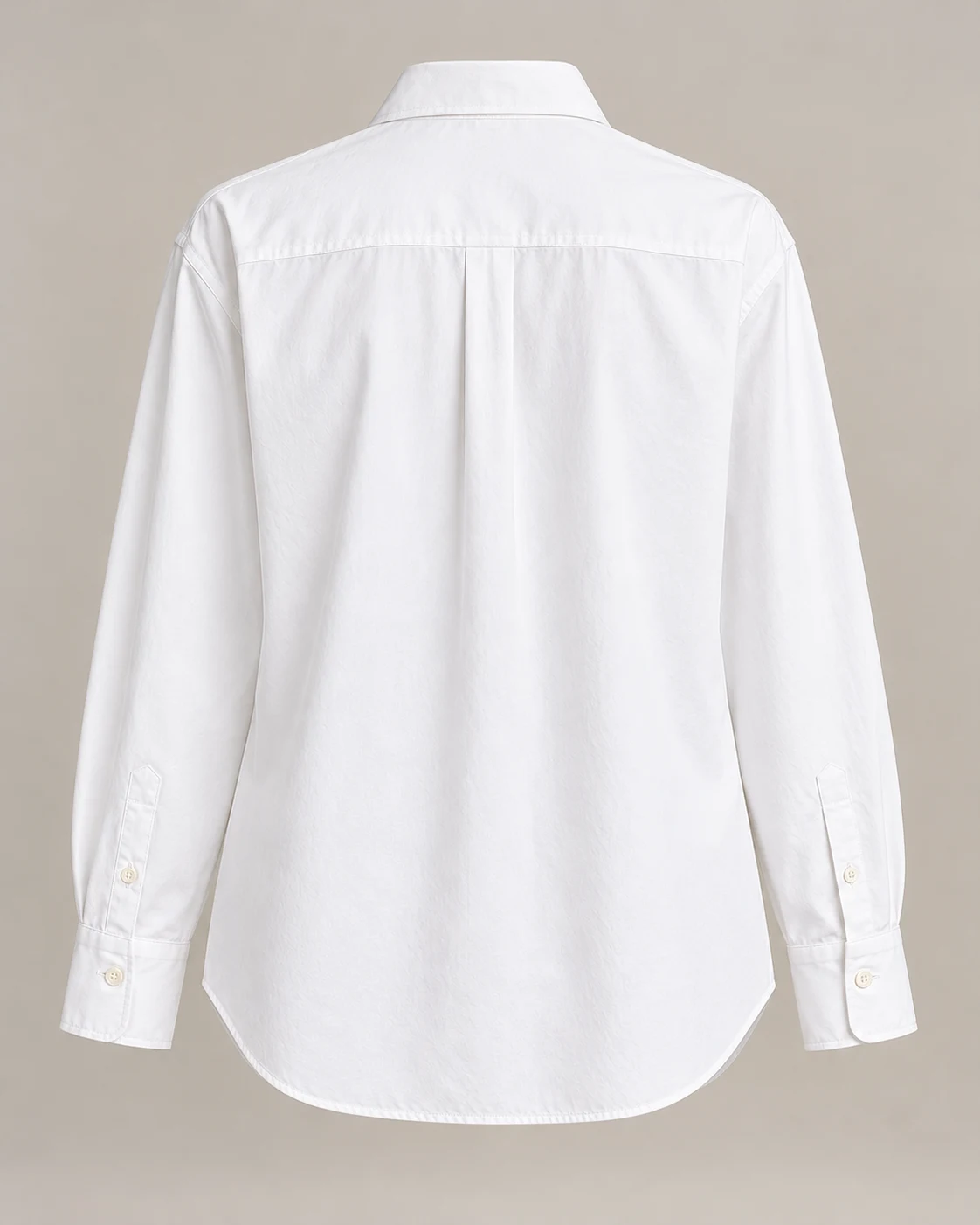 Everyday Poplin Shirt in White — Back