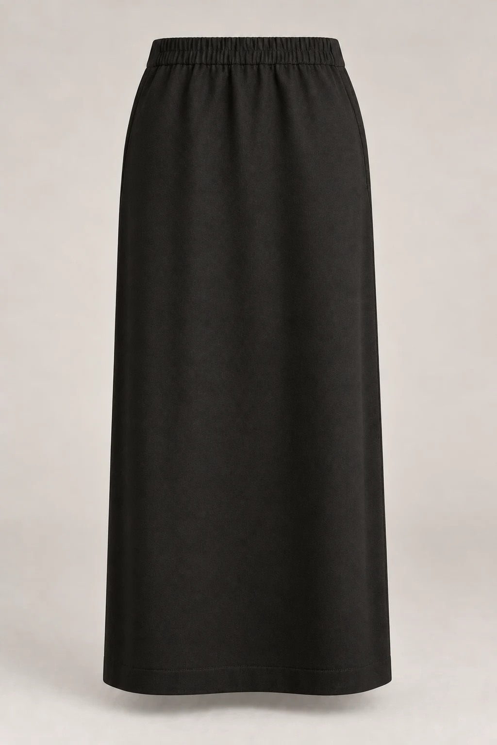 Everyday Midi Skirt in Ink black — Back