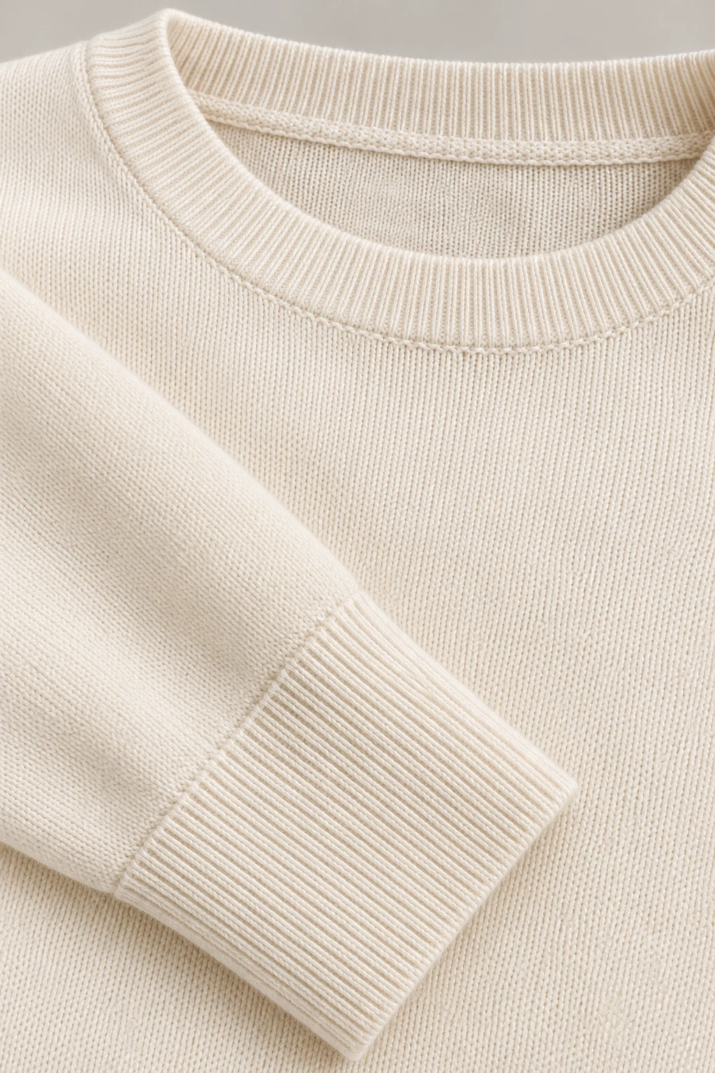 Fine-Handle Crew in Ivory — Material detail