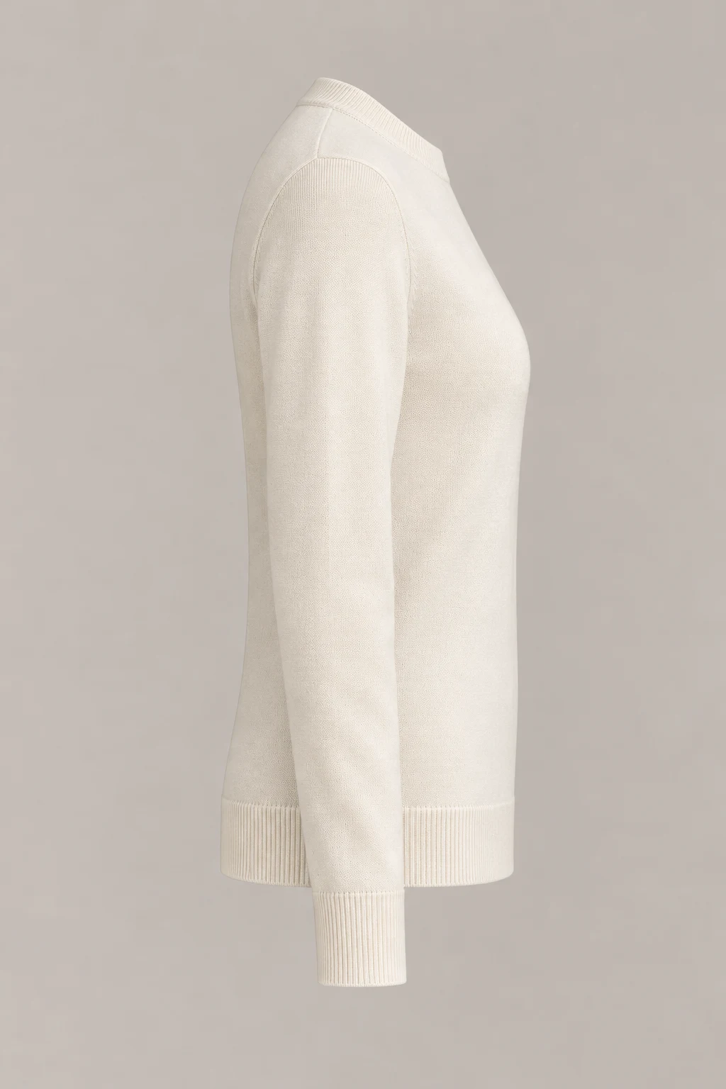 Fine-Handle Crew in Ivory — Right side